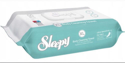 Chusteczki Nawilżane Odświeżające do Mycia Ciała Sleepy