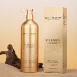 Luksusowy Zloty  Szampon Colagenowy  Wygładzający z Olejem Makadamia 