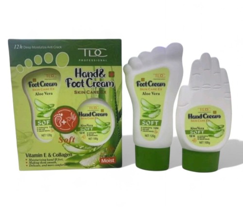 Zestaw kremów do rąk i stóp Aloe Vera