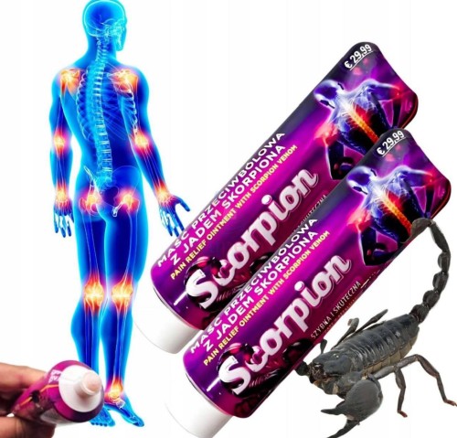 Maść Przeciwbólowa Scorpion z Jadem Skorpiona