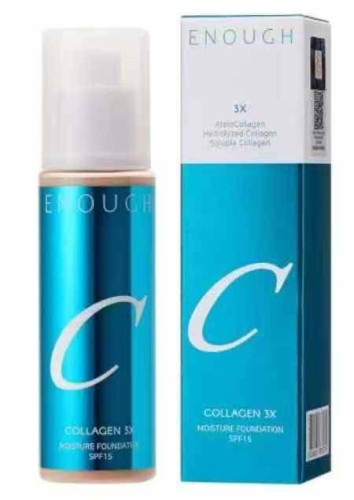  Podkład do Makijażu Nawilżający z Filtrem SPF 15,Odcień 21N ENOUGH