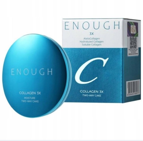 Podkład Kompaktowy do Makijażu Kolagen SPF28 Nawilża 13N Enough Collagen 3X 