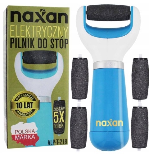  Elektryczna Frezarka Tarka Pumeks Do Stóp Pięt Naxan + 5 Rolek