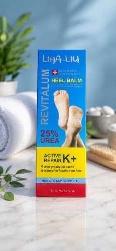 Krem do Szorstkich i Pękających Pięt Balm z 25% Mocznika   Lina-Liu Revitalum Heel