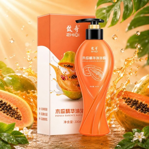 Żel pod Prysznic Papaya Essence HIQI