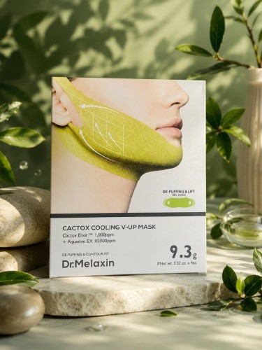 Chłodząca Maska Modelująca na Linię Żuchwy CACTOX COOLING V-UP MASK DR.MELAXIN