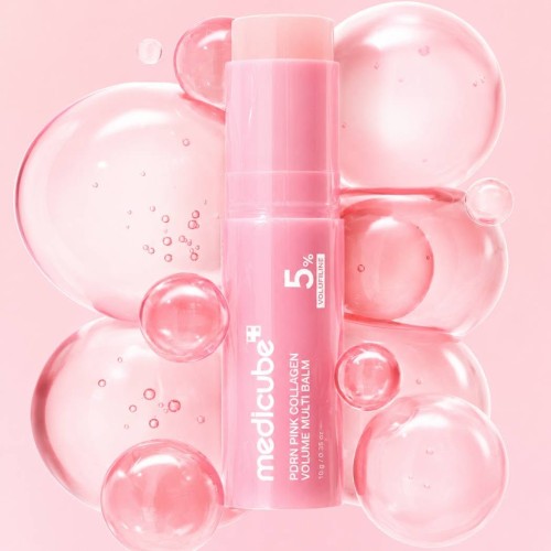 Kolagenowy Balsam Nawilżająco Ujędrniający Pink Collagen Volume Multi Balm MEDICUBE