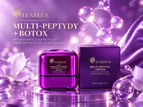 Przeciwstarzeniowy Krem do Twarzy LUXELUX MULTI-PEPTYDY +3x Botox SPF 30
