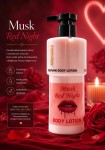 Perfumowane Mleczko do Ciała z Niacynamidem i Ekstraktem z Koziego Mleka Musk Red Night 